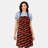 Tablier Motif Bacon savoureux (Porté)