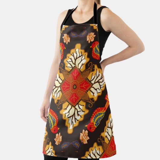 Tablier Motif batik indonésien avec flo très distinctif (Insitu)