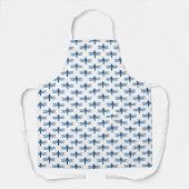 Tablier Motif bleu libellule (Recto)
