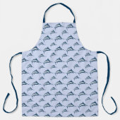 Tablier Motif Blue Marlin (Recto)