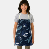 Tablier Motif Blue Ocean Whales (Insitu)