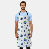 Tablier Motif Blueberry (Porté)
