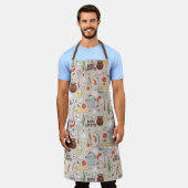 Tablier Motif Bon Appetit (Porté)