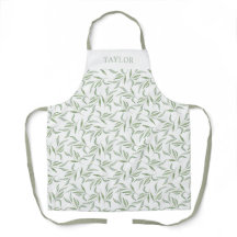 Motif botanique élégant de feuilles à l'aquarelle 