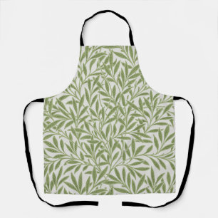 Tablier Motif botanique floral vert de William Morris