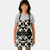 Tablier Motif botanique monochromique issométrique (Insitu)