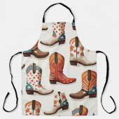 Tablier Motif bottes Cowboy (Recto)