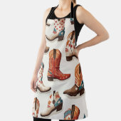 Tablier Motif bottes Cowboy (Insitu)