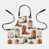 Tablier Motif bottes Cowboy (Recto)