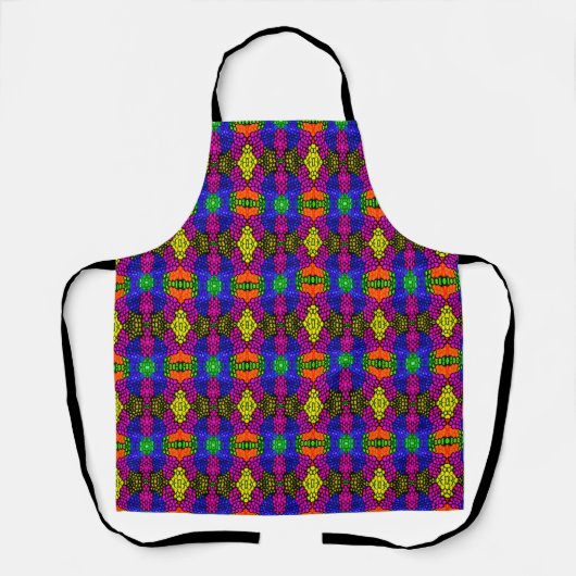 Tablier Motif brillant d'art Abstrait (Recto)
