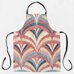 Tablier Motif brodé sans couture. Impression bohème abonda