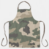 Tablier Motif Camo Vert (Recto)