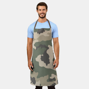 Tablier Motif Camo Vert
