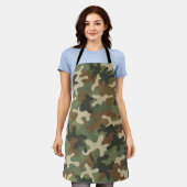 Tablier Motif camouflage militaire rustique (Porté)