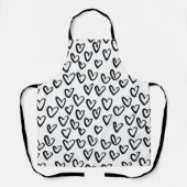 Tablier Motif cardiaque de peinture AVC (Recto)