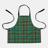 Tablier Motif carreau de Noël vert-23914 (Recto)