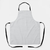 Tablier Motif carreaux gris (Recto)