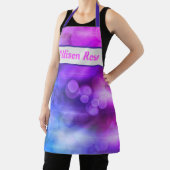 Tablier Motif Cercles Abstraits rose et violet (Insitu)