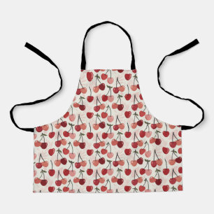 Tablier Motif Cerise Moderne