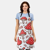Tablier Motif champignon (Porté)