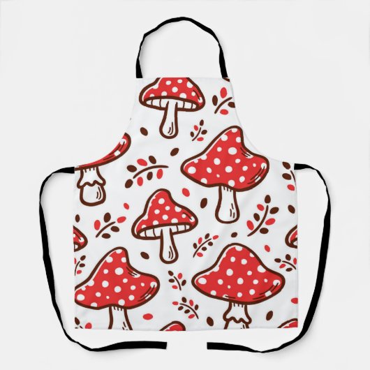 Tablier Motif champignon (Recto)