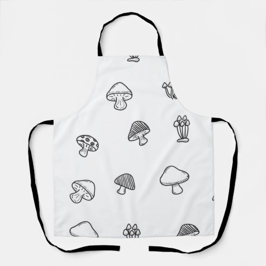Tablier Motif champignon (Recto)