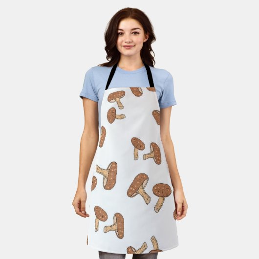 Tablier Motif champignon (Porté)