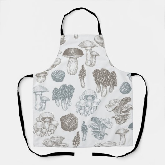Tablier Motif champignon (Recto)