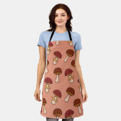 Tablier Motif champignon (Porté)