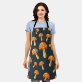 Tablier Motif champignon (Porté)