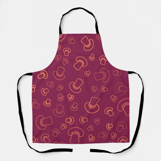 Tablier Motif champignon (Recto)