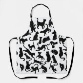 Tablier Motif Chat Noir (Recto)