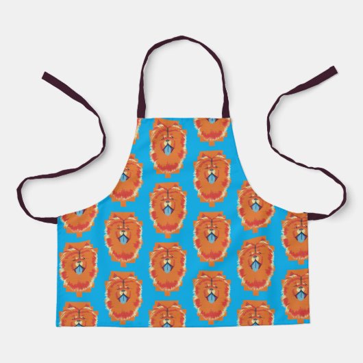 Tablier Motif Chow Chow (Recto)