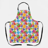 Tablier Motif circulaire coloré (Recto)