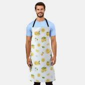 Tablier Motif citron (Porté)