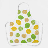 Tablier Motif citron et citron vert (Recto)