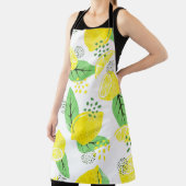 Tablier Motif citron sans aquarelle avec fruits et (Insitu)