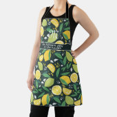 Tablier Motif citron vert noir Monogram (Insitu)