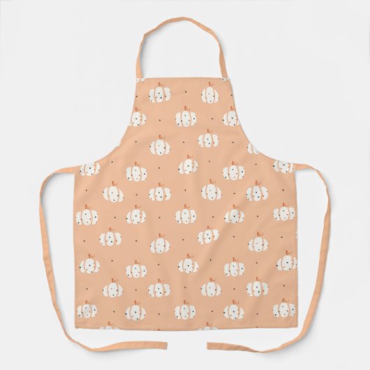 Tablier Motif Citrouille Abstrait Apron (Recto)