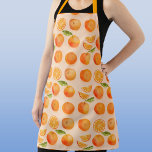 Tablier Motif Citrus Orange<br><div class="desc">Zingy et délicieux motif d'agrumes orange sur un arrière - plan rose vif. Parfait pour les gourmets et tous ceux qui aiment la cuisine. Art d'origine par Nic Squirrell</div>