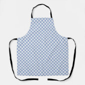 Tablier Motif classique En vichy bleu coché (Recto)