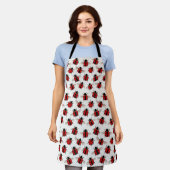 Tablier Motif coccinelle (Porté)