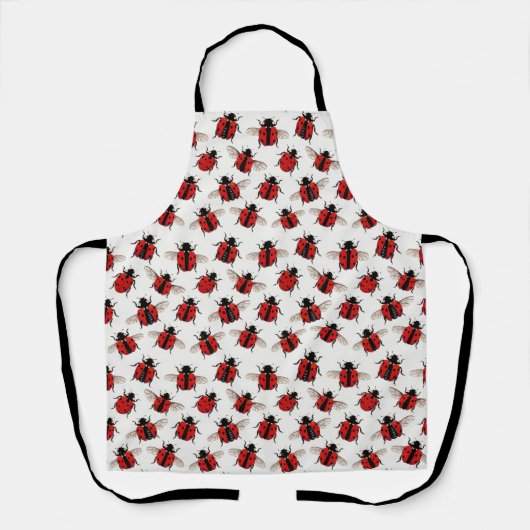 Tablier Motif coccinelle (Recto)