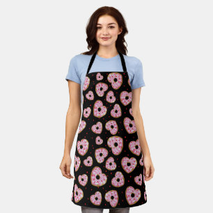 Tablier Motif Coeur rose mignon
