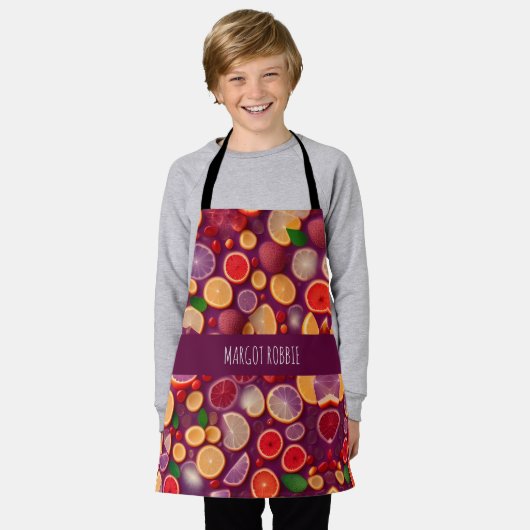 Tablier Motif coloré Campari Soda (Porté)