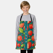 Tablier Motif coloré de la tête d'Apple Chihuahua (Porté)