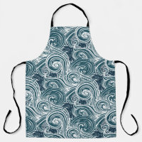 Motif continu des vagues de la mer