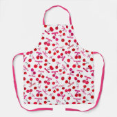 Tablier Motif Coquette Cherry & bow (Recto)