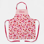 Tablier Motif Coquette Cherry & bow (Recto)