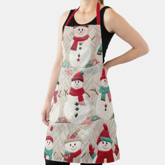 Tablier Motif courbé des Snowmen (Insitu)